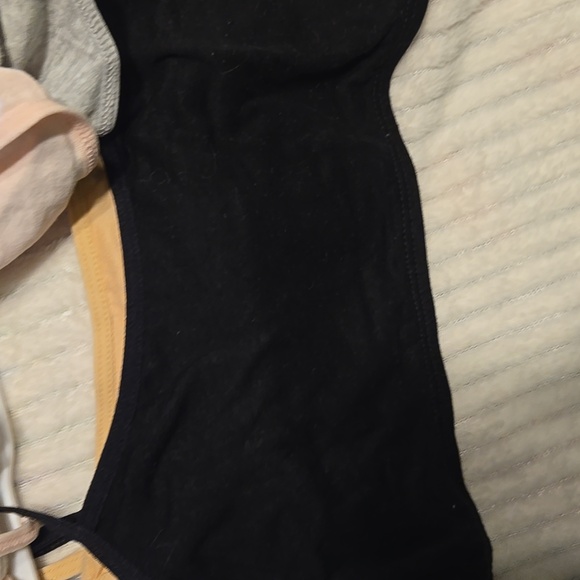 Rene Rofe Girls  Intimates White and Gray Bralette Set Size Xl. 14 - Picture 5 of 7